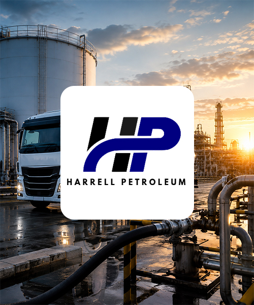 Harrell Petroleum fuel tanker at the storage depot